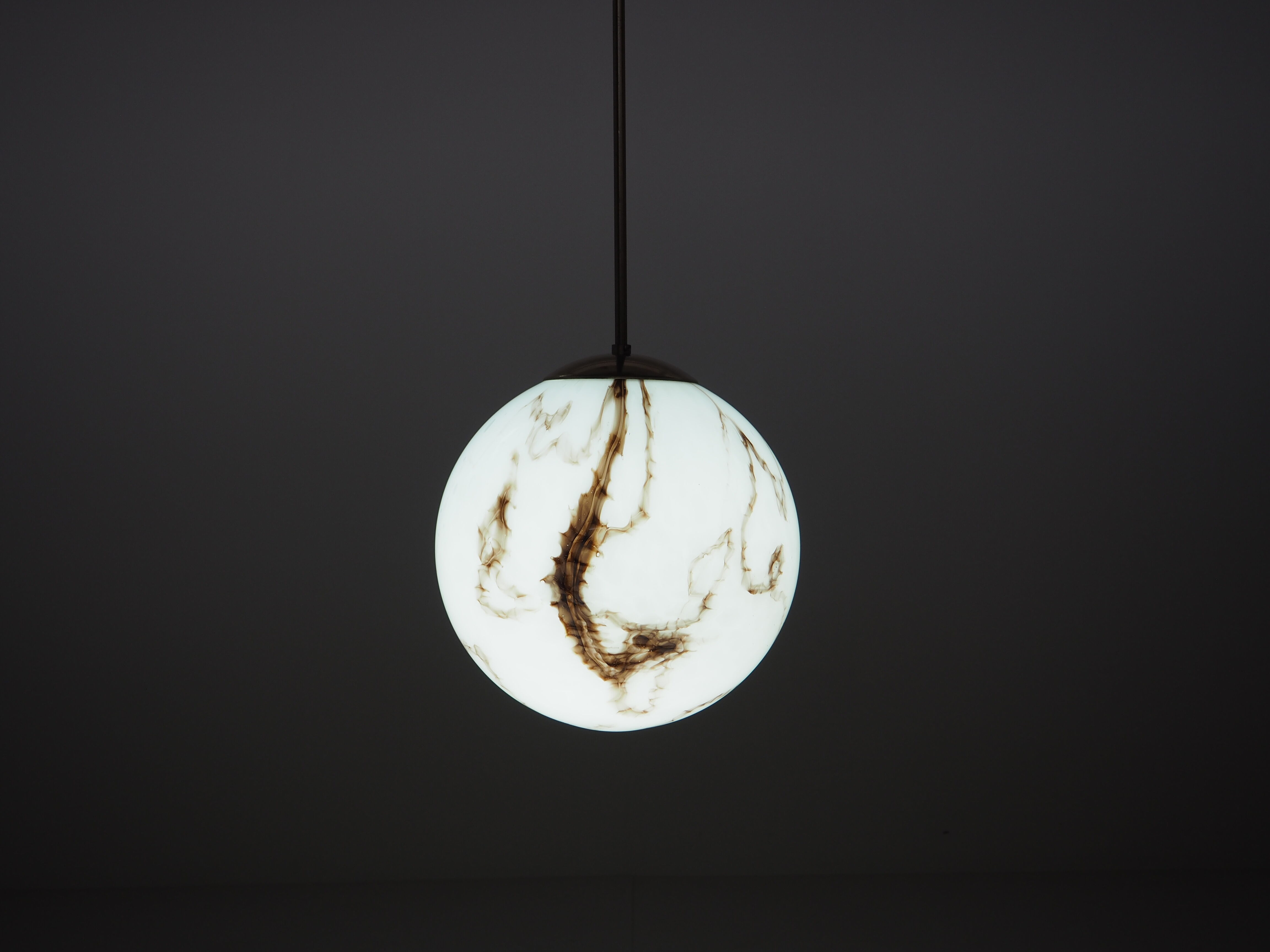 Art deco glass chandelier, Germany, 1930s