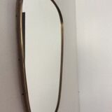 Asymmetrical mirror rearview mirror from the 50s-60s - 57x36cm