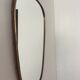 Asymmetrical mirror rearview mirror from the 50s-60s - 57x36cm