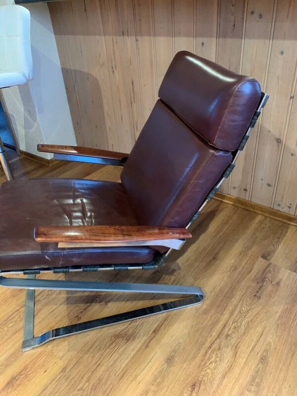 Fauteuil Girsberger  à bascule design vintage.
