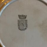 Saint Amand strawberry dessert plate