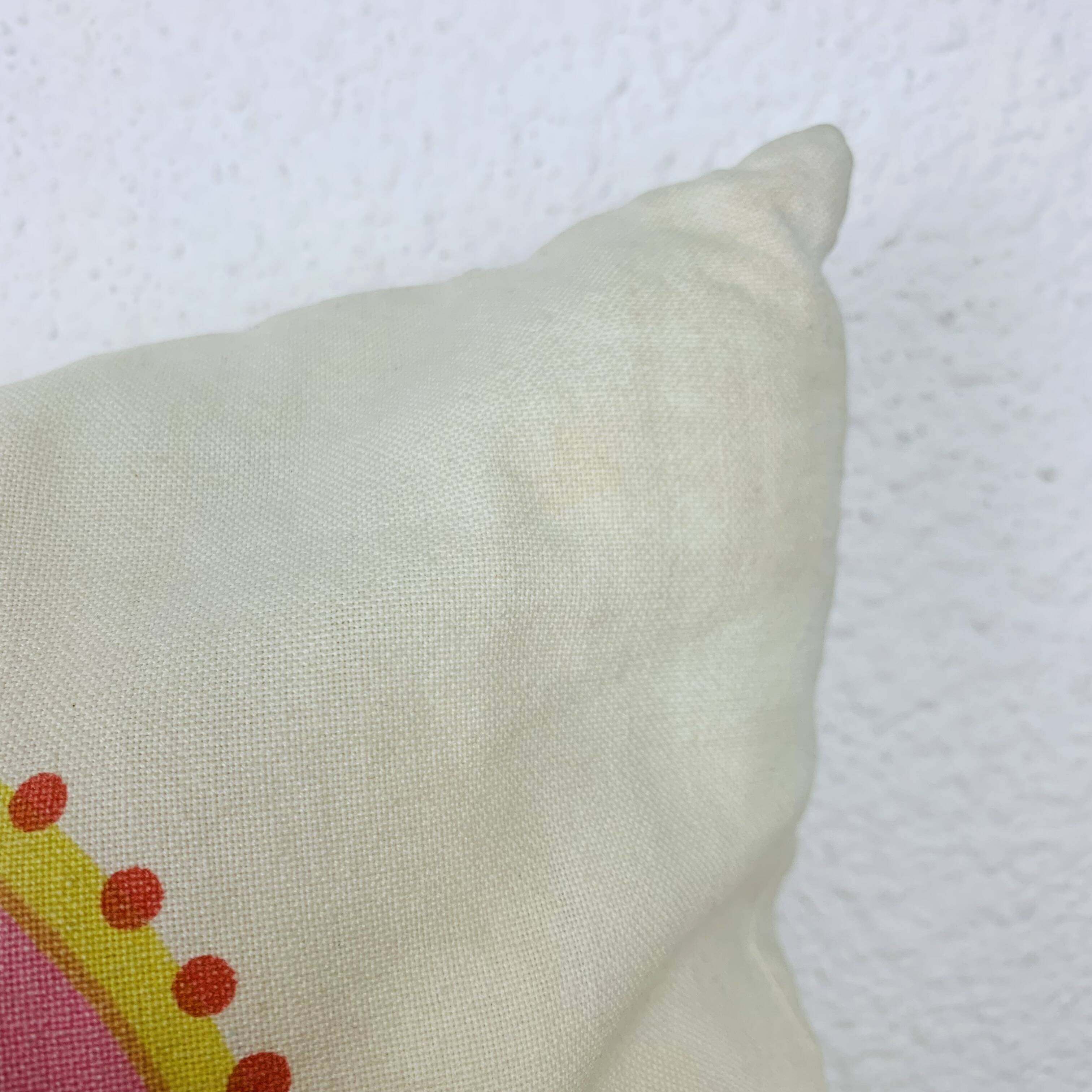 Vintage 70s flower cushion