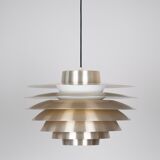 Lampe suspendue vintage danoise Verona par Svend Middelboe, Lyfa, 1962