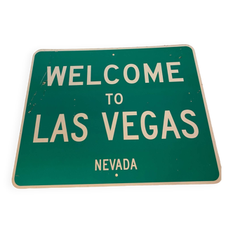 Panneau signalisation welcome to Las Vegas