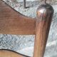 Lot de 6 chaises brutalistes paillées