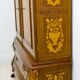 20th Century Dutch Trumeau Walnut with Maple Wood Inlays, Netherlands, 1950