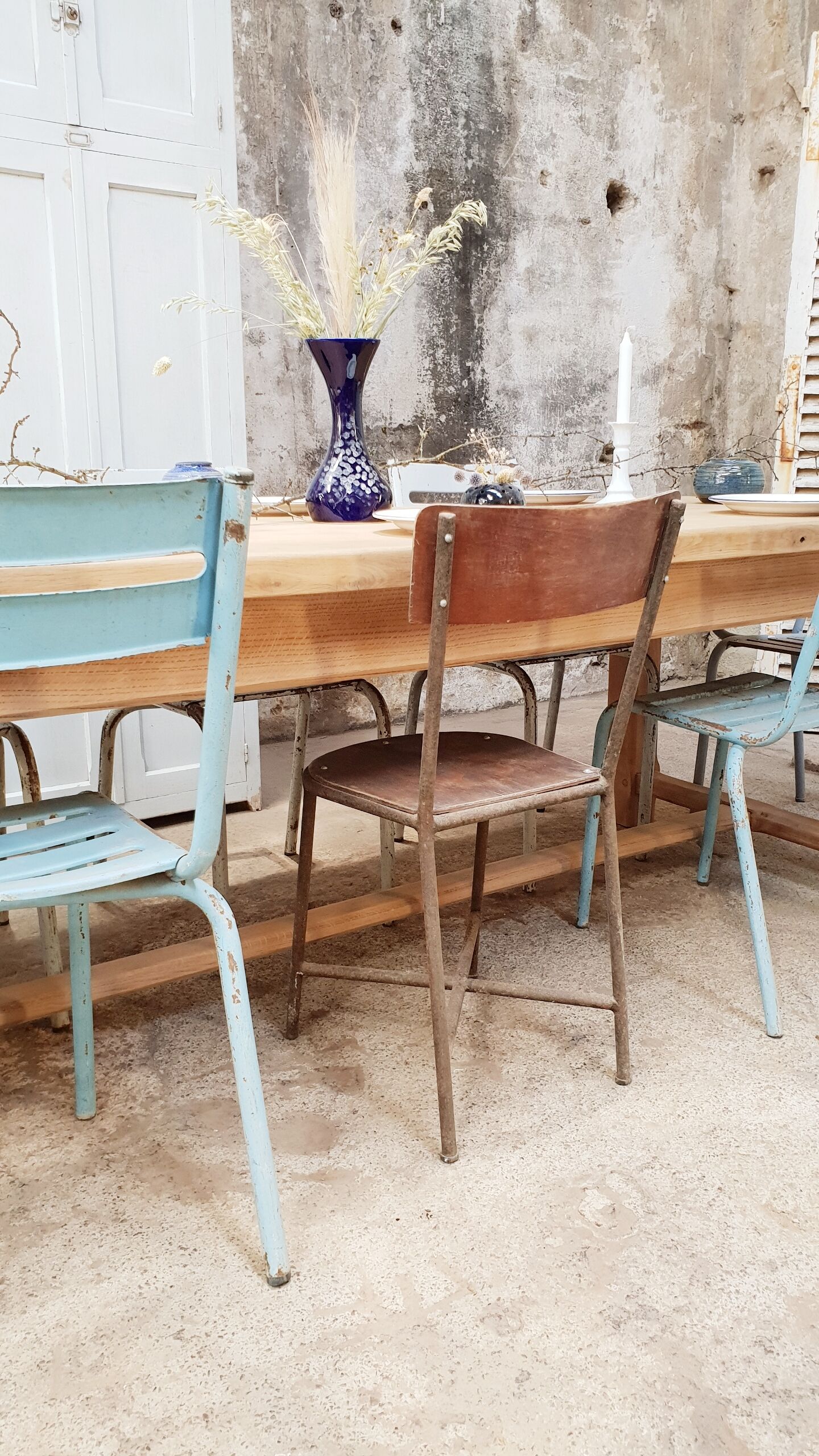 Vintage farmhouse table