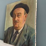 Old portrait signed Géo Lachaux from 1941