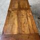 Grande table de ferme - 2 bancs - 2 rallonges 