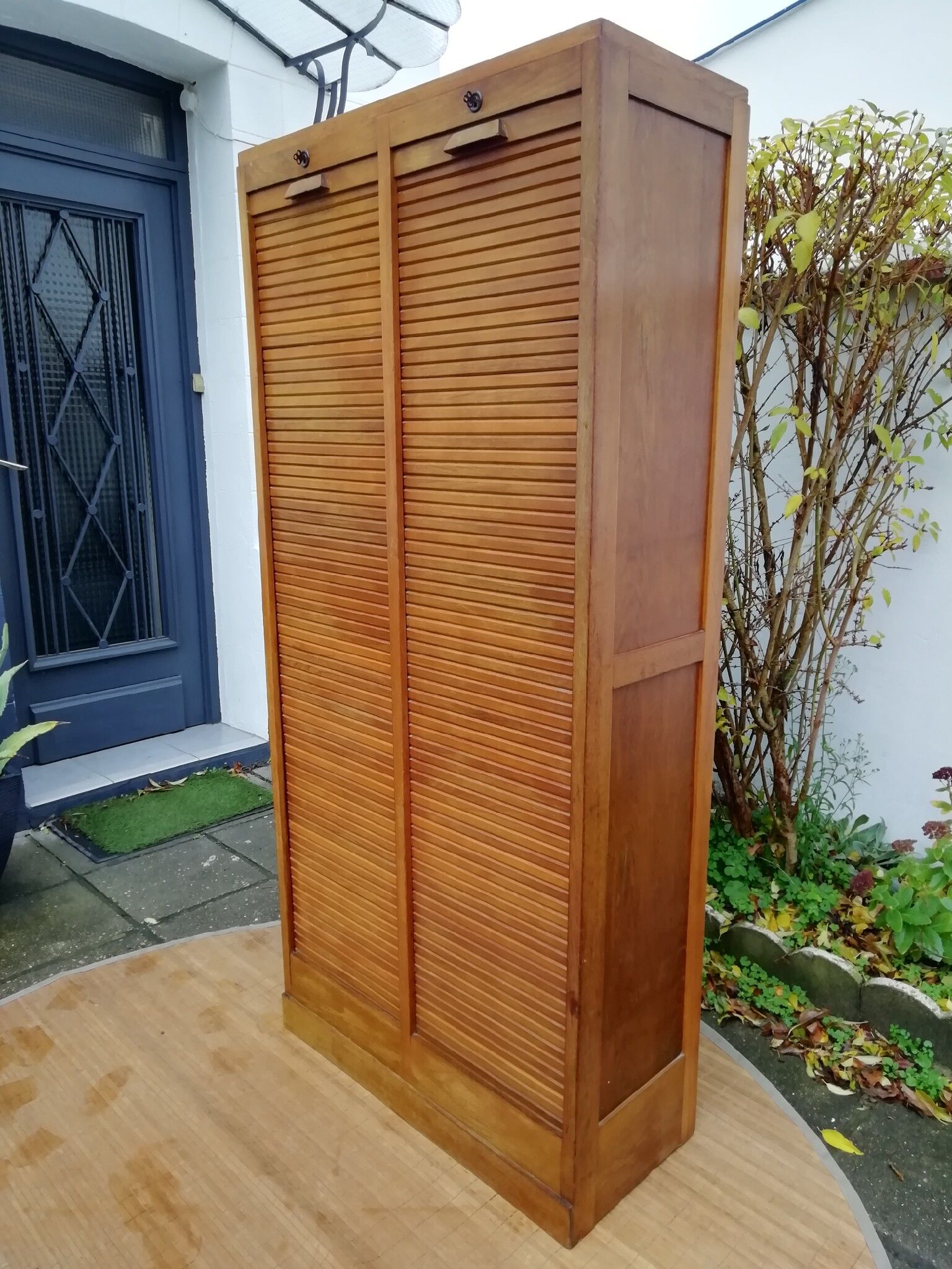 1950s curtain cabinet