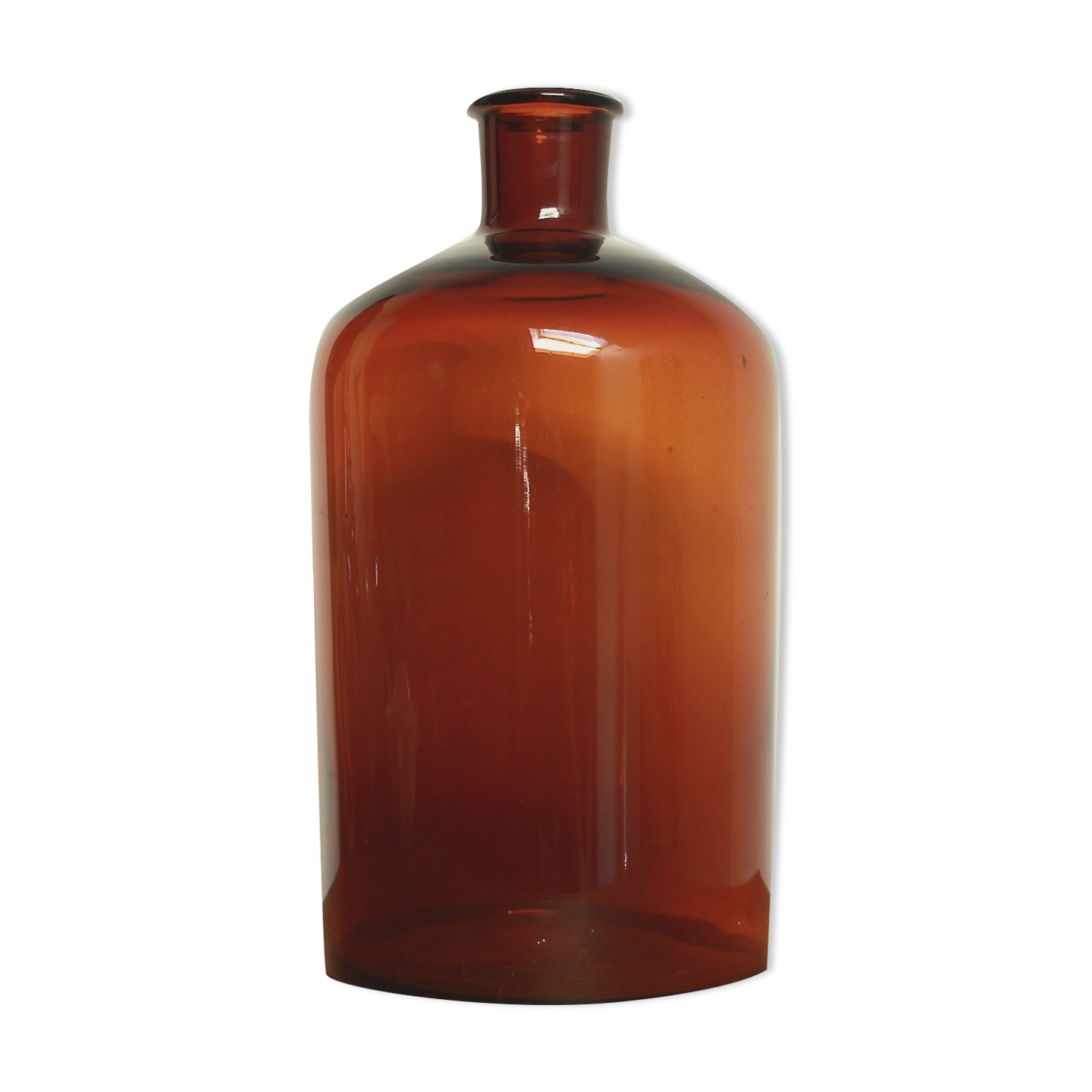 Pharmacy bottle in amber glass