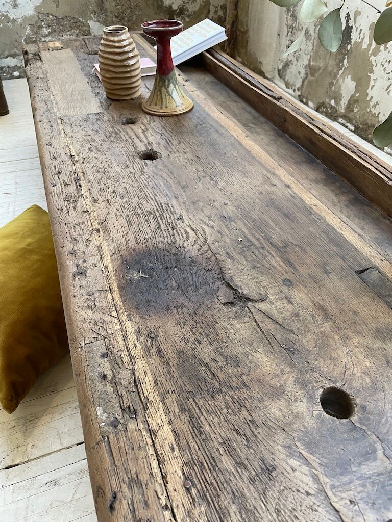 Brutally artisanal oak coffee table