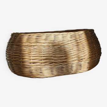 Rattan basket without handle