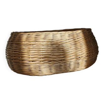 Rattan basket without handle