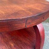 Tea table pedestal table Bent wood fischel in aajou 1920