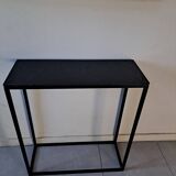 Composite marble effect console