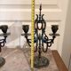 Pair of Candelabra Chandelier Champlevé Enamel Napoleon III Barbedienne