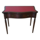Table d’appoint extensible -Bureau-Années 80-Louis XV-teinte acajou