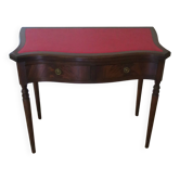 Extendable side table - Desk - 1980s - Louis XV - mahogany finish