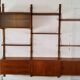 Modular Scandinavian wall shelf – Danish design from the 1970s