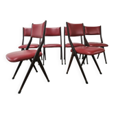Six chairs by Gaetano and Alessandro Besana, 1960