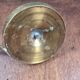 Vintage brass cellar rat, geometric handle in Art Deco style.
