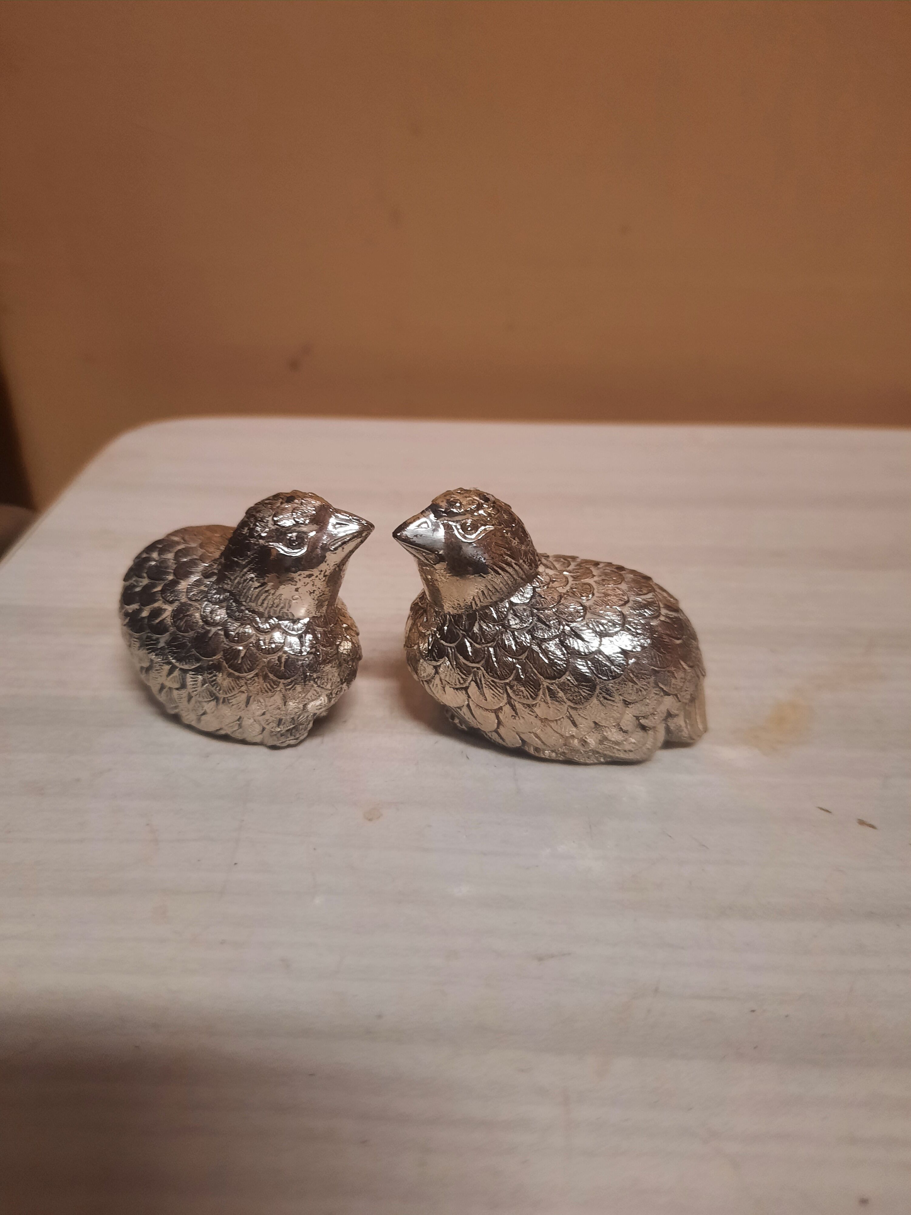Partridge salt and pepper shaker