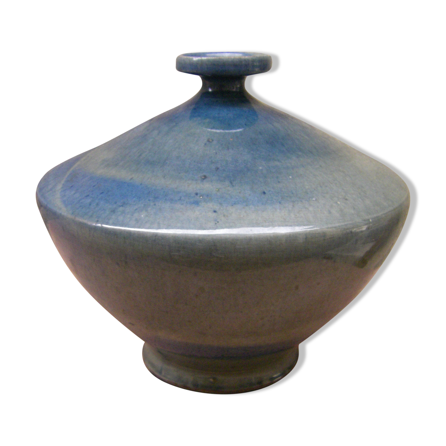 Vintage spinning top vase
