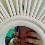 Rattan mirror 37cm