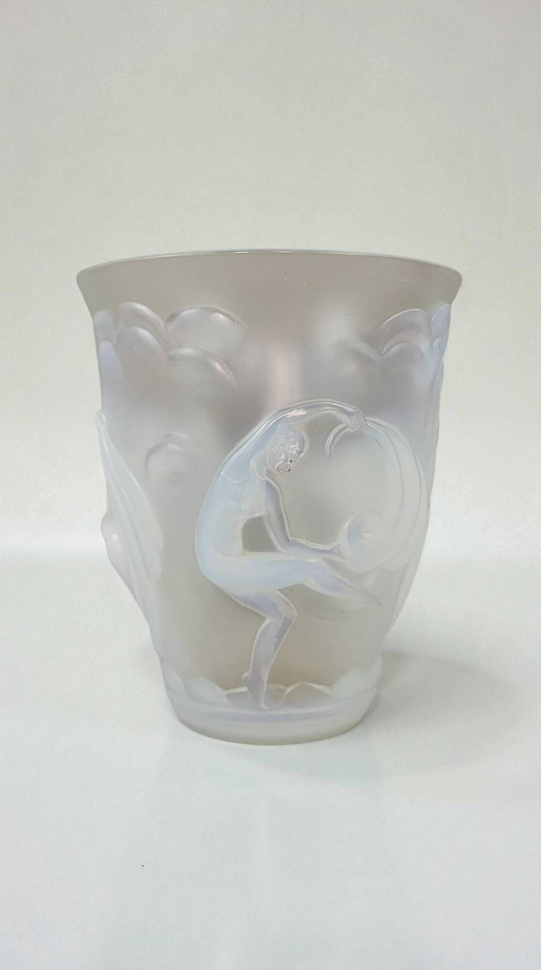 Art Deco vase by Verlys France, The Dancers