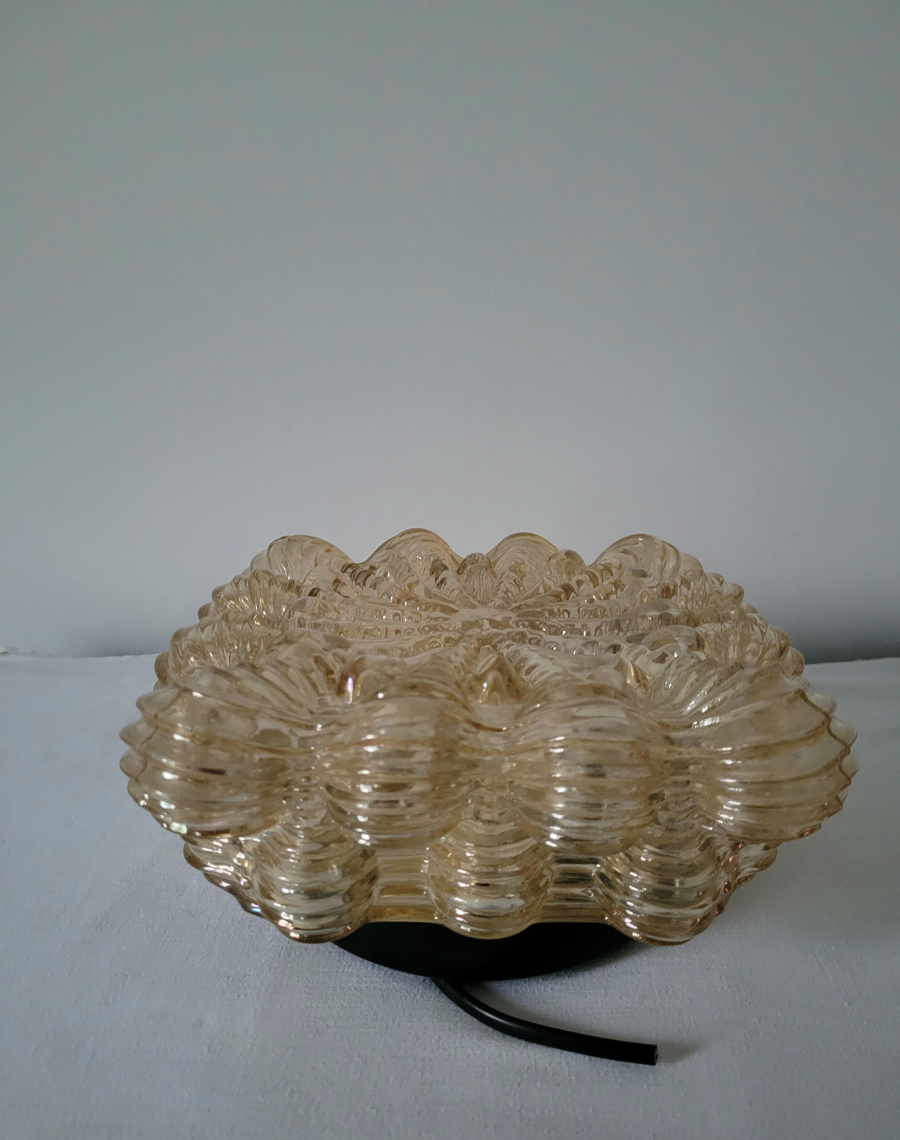 Limburg amber glass ceiling lamp