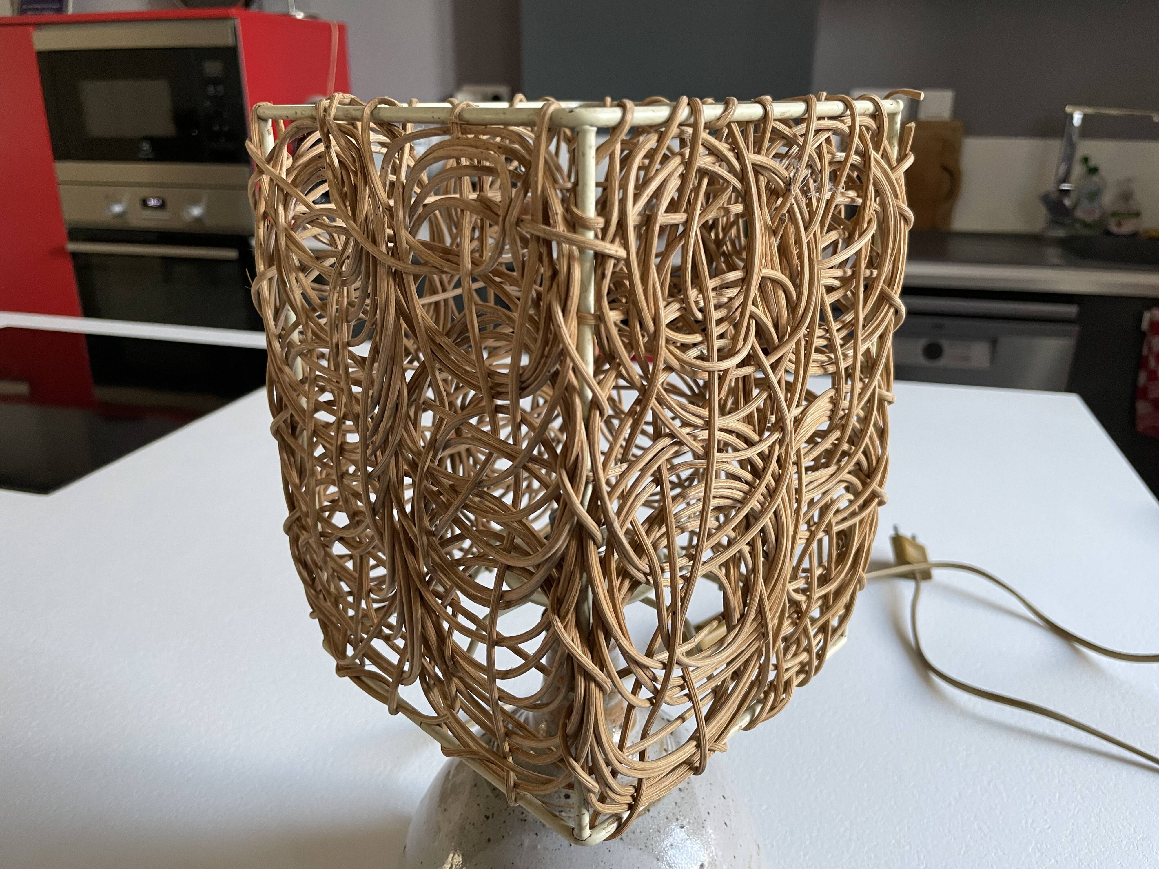 70s ceramic lamp