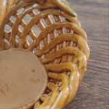 Small openwork barbotine basket from the 60s