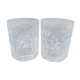 Pair of crystal whiskey glasses