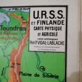 Vidal-Lablache educational wall map