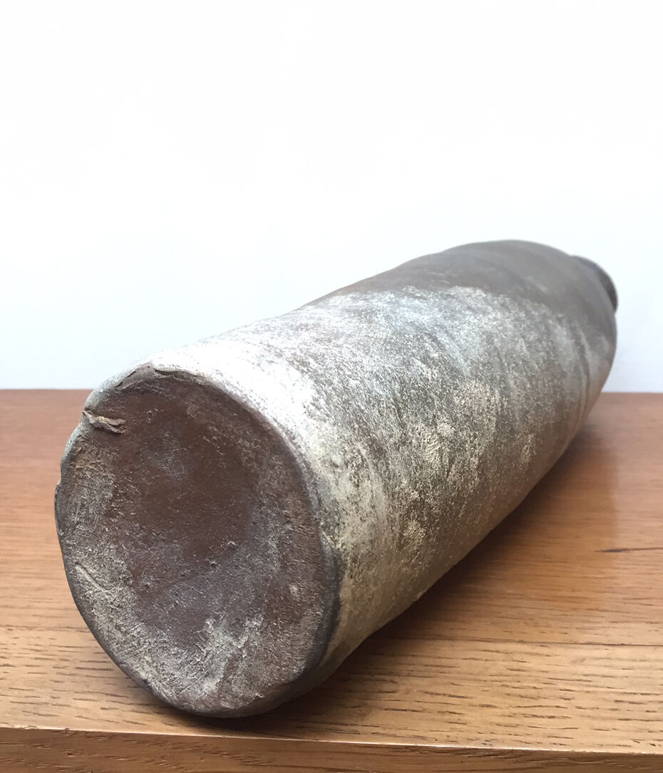 70s handmade sandstone bottle-vase