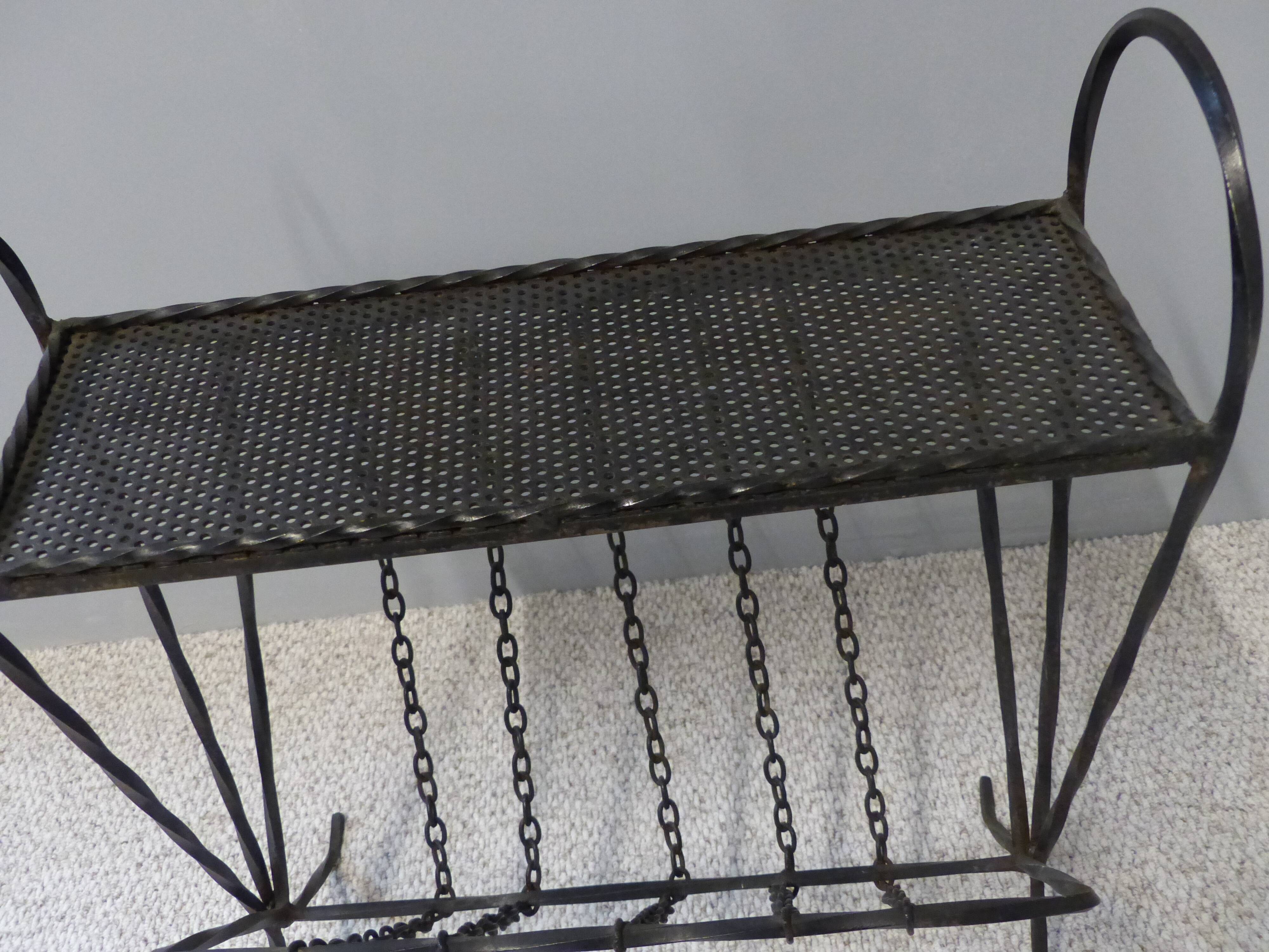 Rare door magazine openwork metal