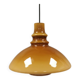 Hanging lamp in double layered glass, Denmark 1970-80s