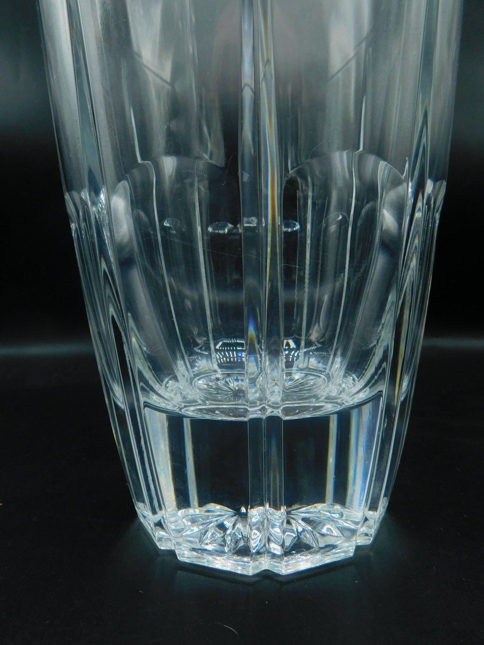 Bergerac solid crystal vase
