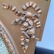 Miroir bois et stuc doré 19 éme