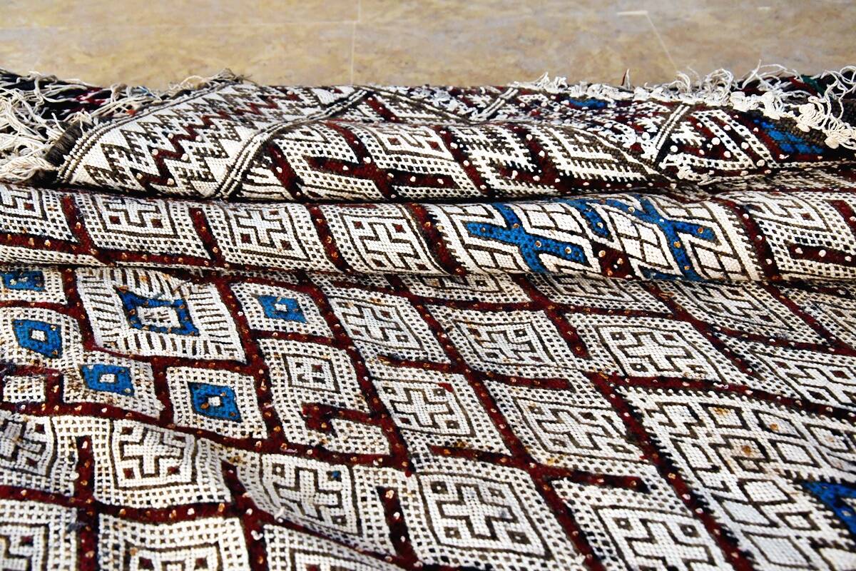 Vintage Zayane Berber Kilim Rug