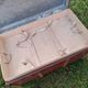 Old mail trunk in zinc