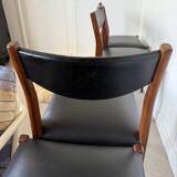 Lot de 4 chaises vintage scandinaves