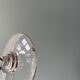 Set of 9 antique foot glasses in cut crystal
