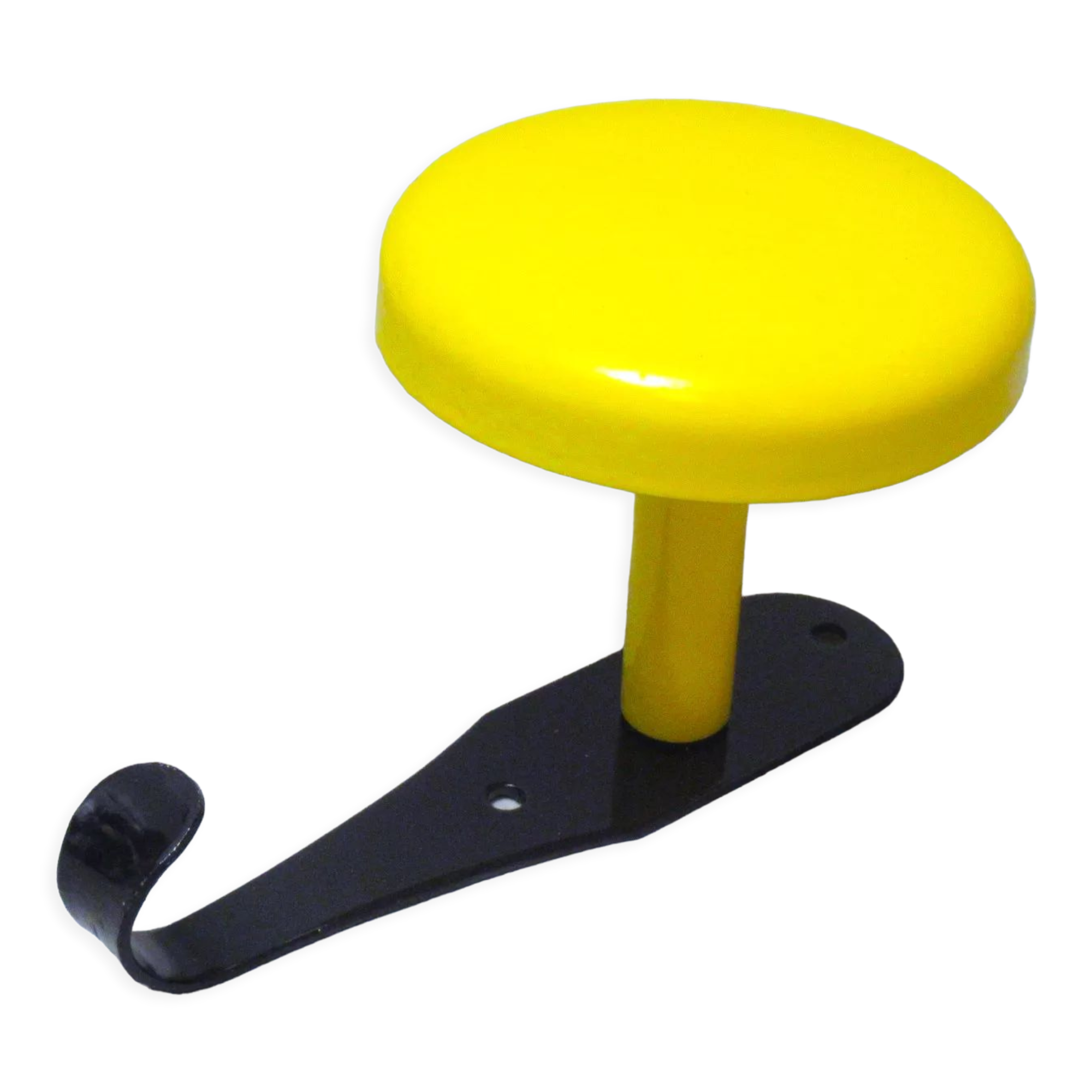 Yellow and black hook 70s