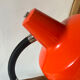Vintage orange metal lamp