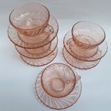 Arcoroc Rosaline teacups