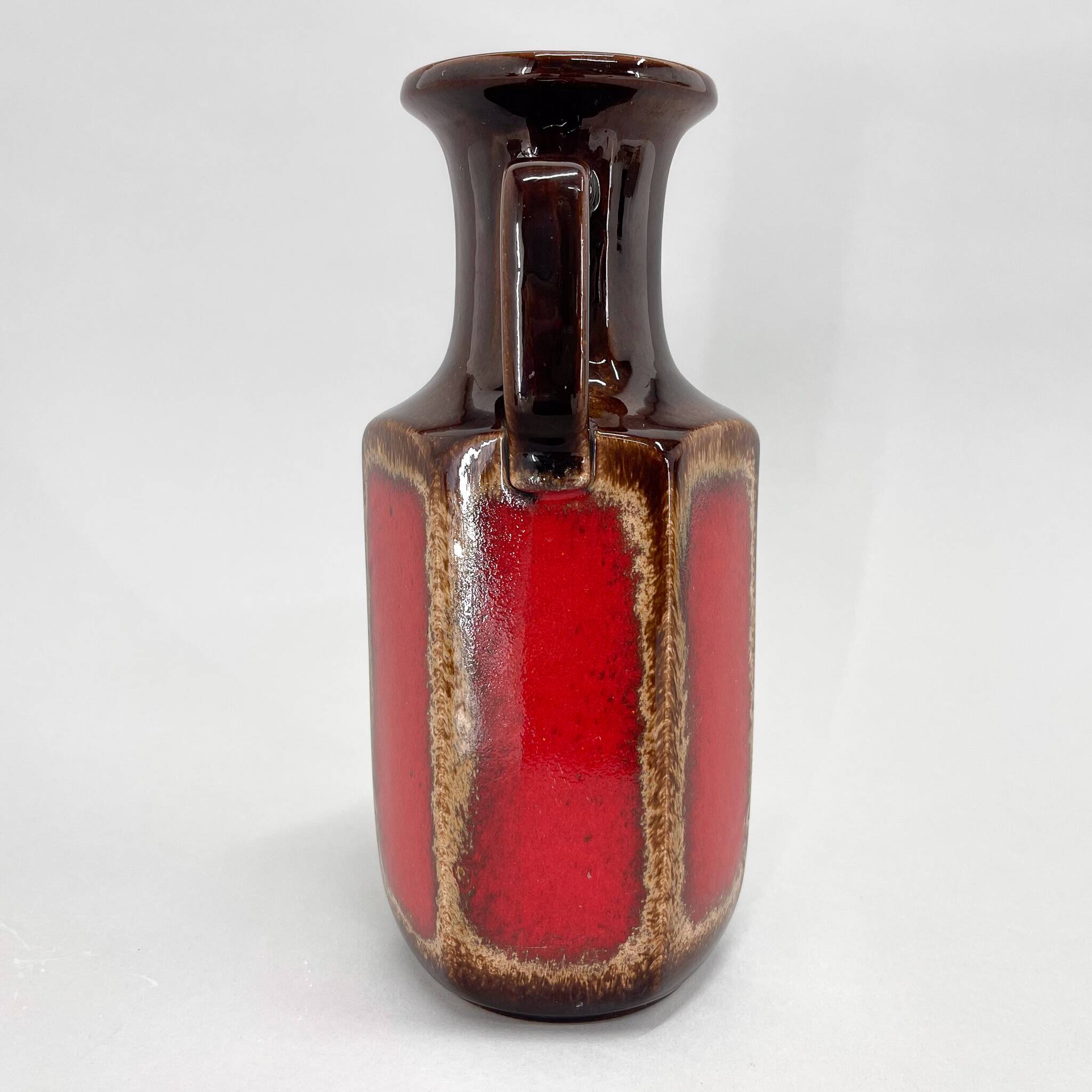 1970s Glazed Ceramic German Vase/Jug by Scheurich Keramik, Labeled