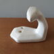 White porcelain hooks