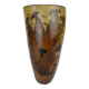 Old glass horn african art senegal lac rose vintage horn glass african art